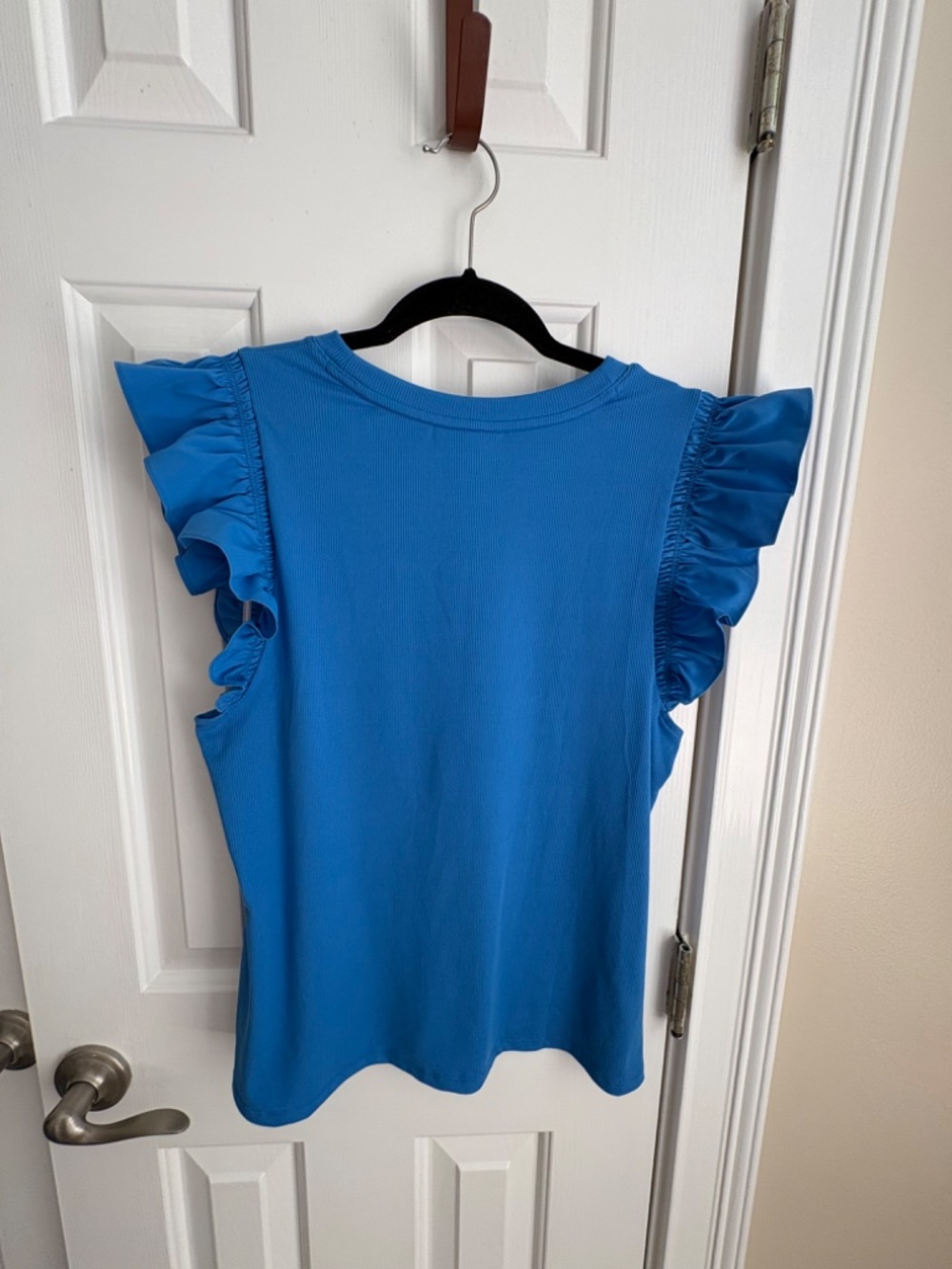 On 34th blue cotton top - Picture 2 of 3